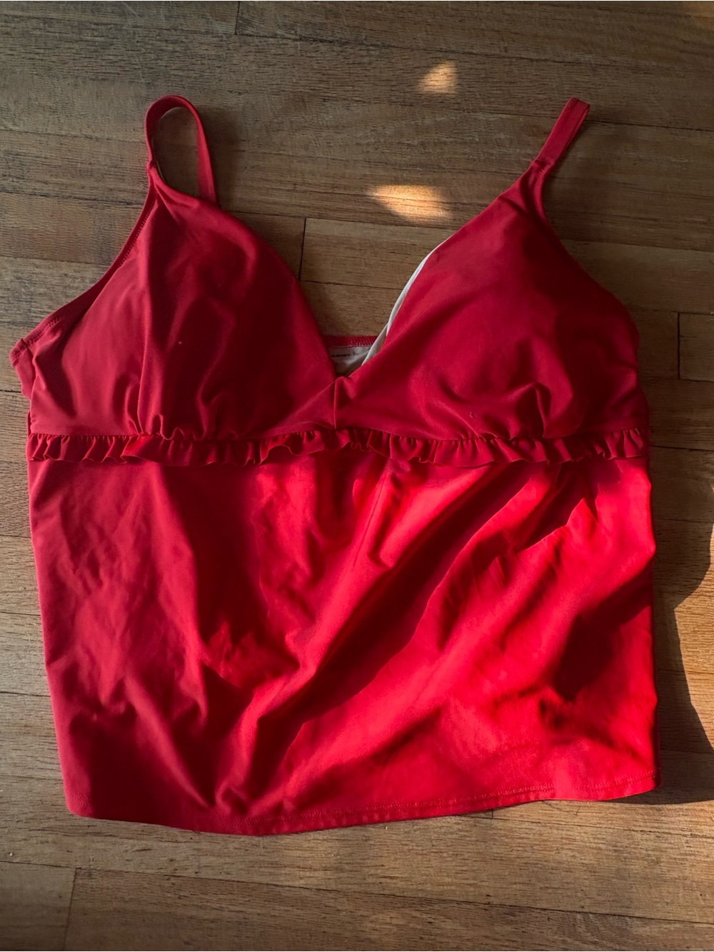 Old Navy Red tankini top (4x)